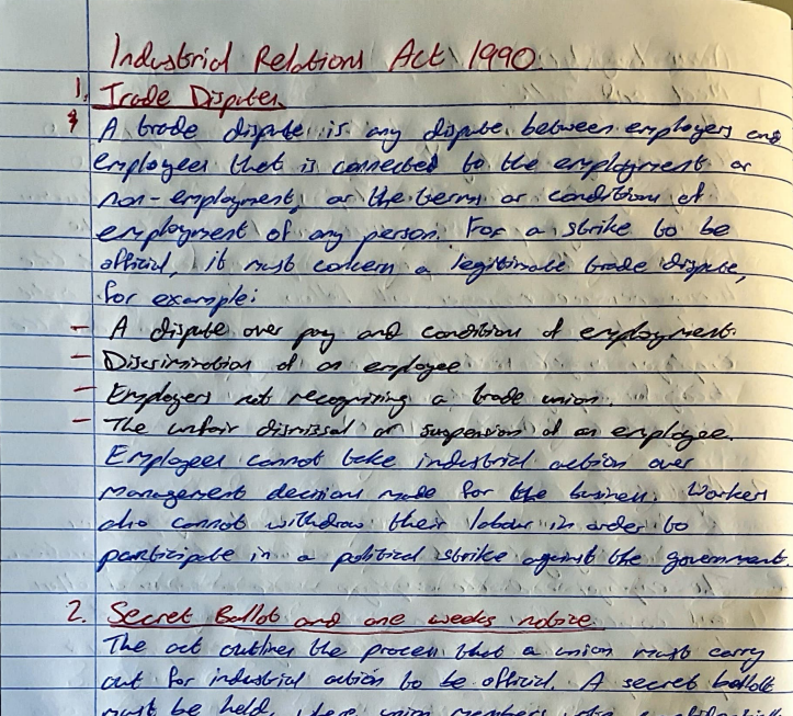 H1 Leaving Cert Business Notes