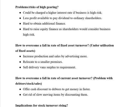 H1 Leaving Cert Accounting Theory Notes