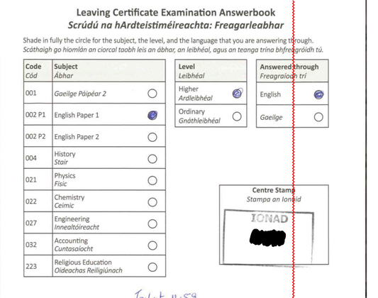 H1 English Paper 1 and Paper 2 Scripts
