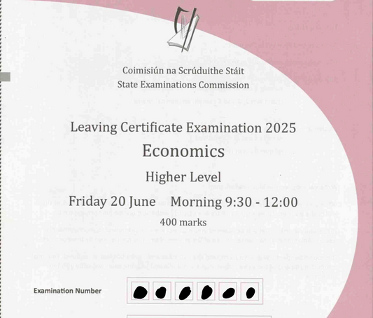 H1 Economics Exam Script