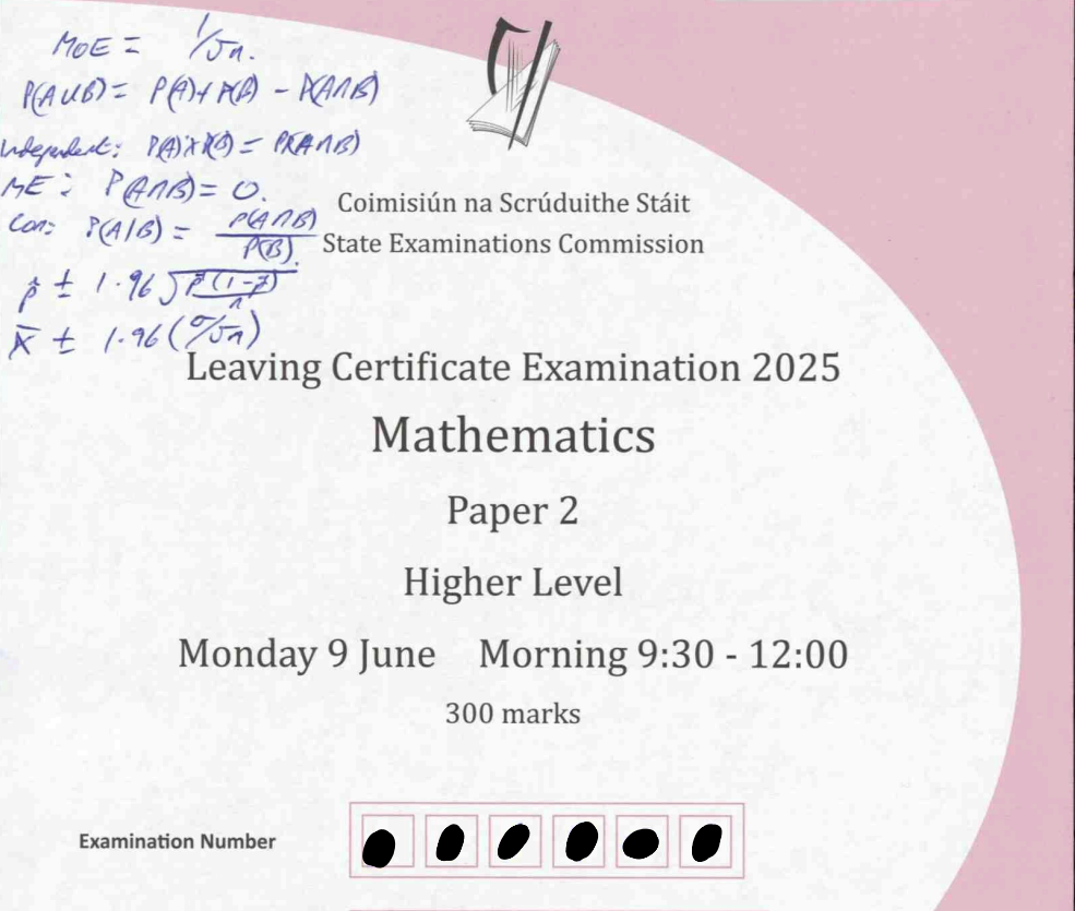 H1 Maths Paper 1 and Paper 2 Scripts
